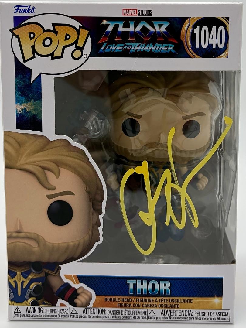Chris Hemsworth Signed Funko Pop #1040 "Thor" Love & Thunder - JSA COA